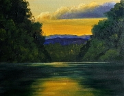 North Fork of Shenandoah River at Sunset I